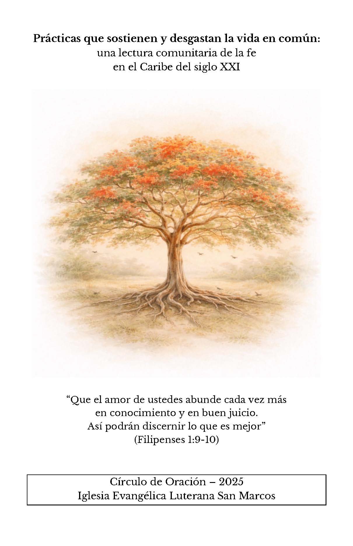 Portada del folleto Prácticas de Vida Comunitaria