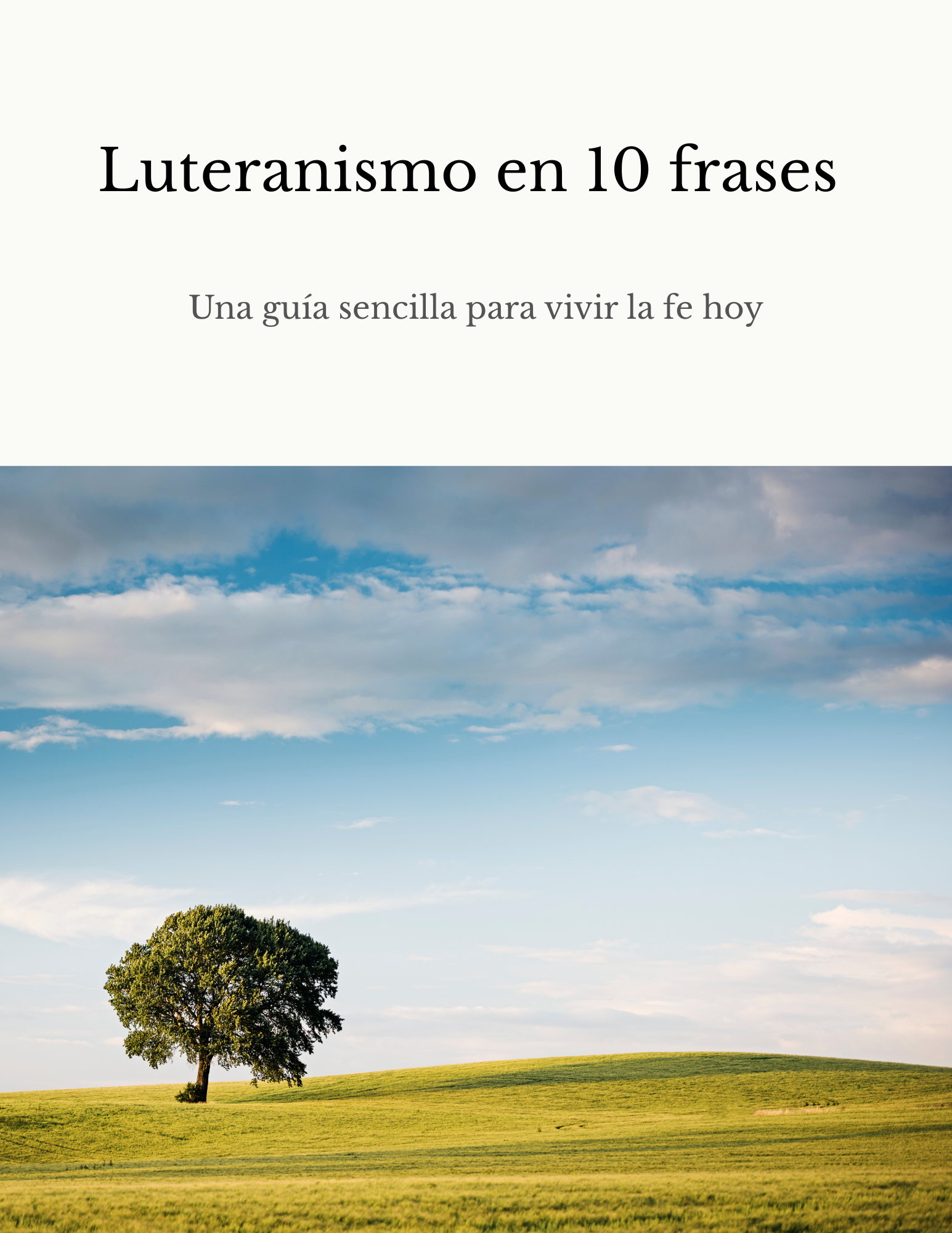 Portada Luteranismo en 10 frases